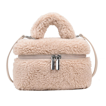 Lambswool Fuzzy Crossbody Bag