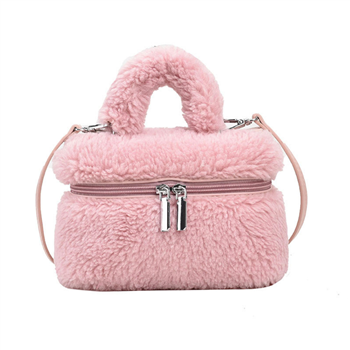 Lambswool Fuzzy Crossbody Bag