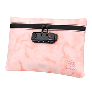 PU Leather Smell Proof Bag with Lock