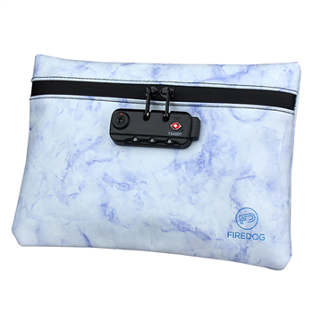 PU Leather Smell Proof Bag with Lock