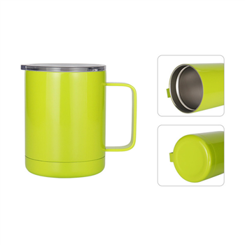 12oz Stainless Steel Coffee Mug with Handle 