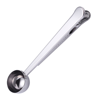 Stainless Steel Coffee Spoon with Bag Clip