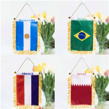 Fringy Window Hanging Flag