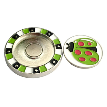 Metallic Golf Poker Chip