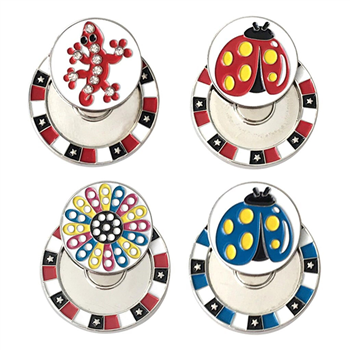 Metallic Golf Poker Chip