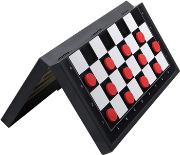 Magnetic Checkers Set