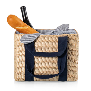 Seagrass Picnic Basket with Tie Top