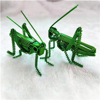 Handmade Aluminum Locust Model