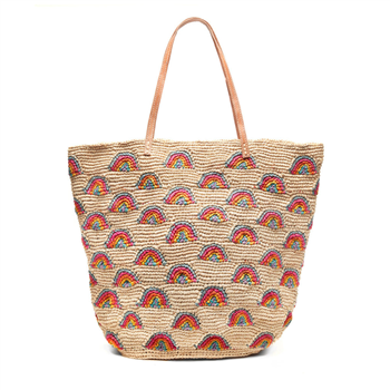 Natural Raffia Tote