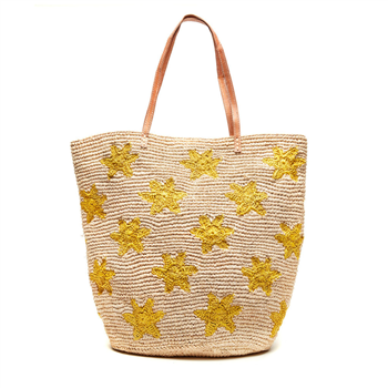 Natural Raffia Tote