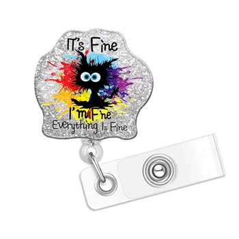 Acrylic Retractable Badge Reel 