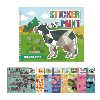 Sticker Paint Book
