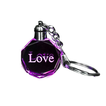 LED Crystal Keychain