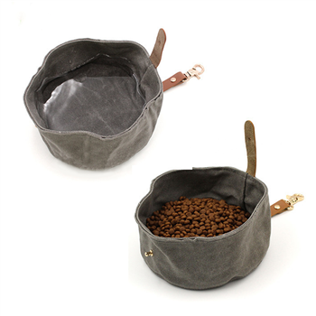  Travel Dog Food & Water Bowl