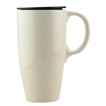 Double wall ceramic cup