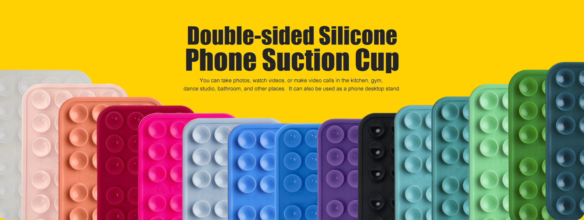 Double-sided Silicone Phone Suction Cup